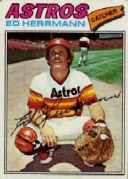 1977 Topps Baseball Cards      143     Ed Herrmann
